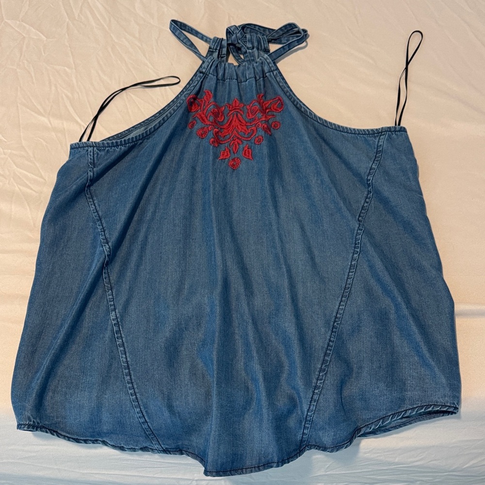 Velvet Heart Blue Denim Top
